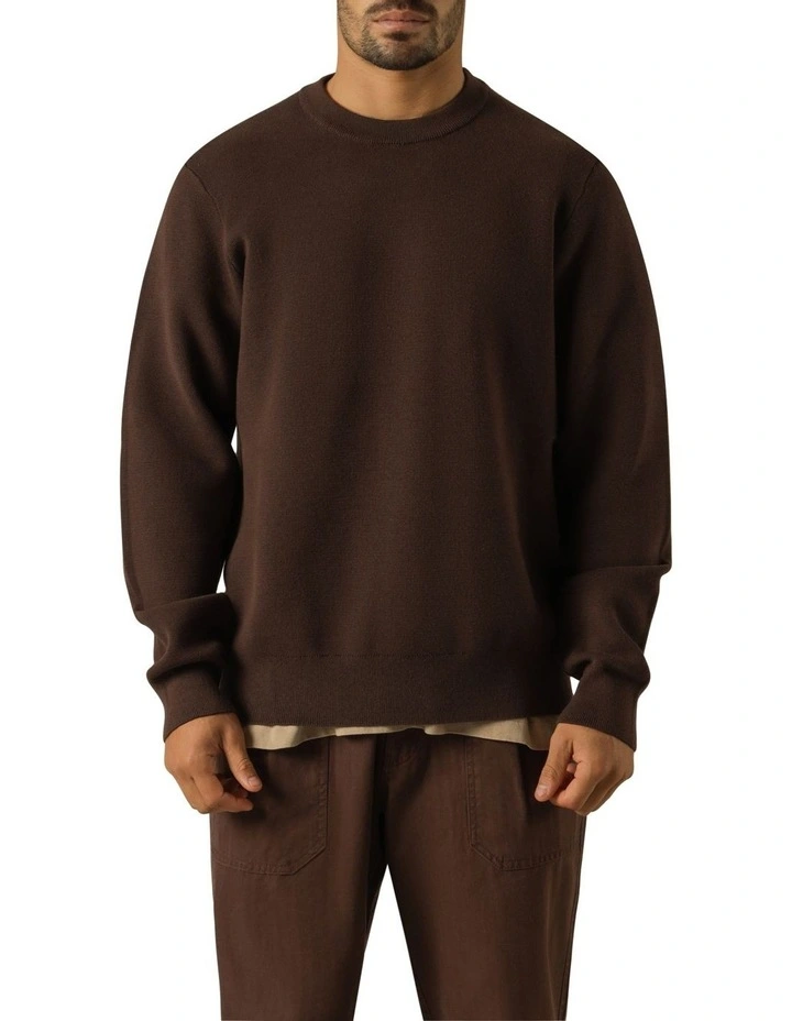 Quinn Knit Sweater in Brown