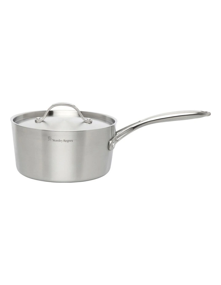 Conical Tri-Ply Saucepan 16cm/1.25L in Stainless Steel