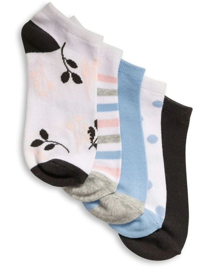 Casual Low Cut Socks 20 Pack in Two Tone