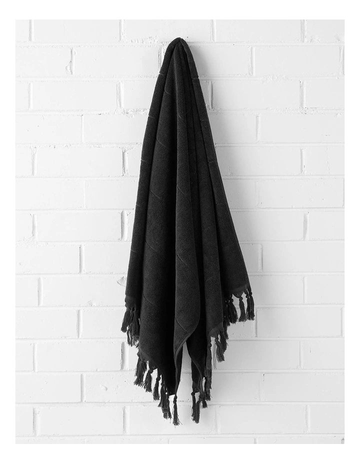 Paros Bath Towel Range in Black