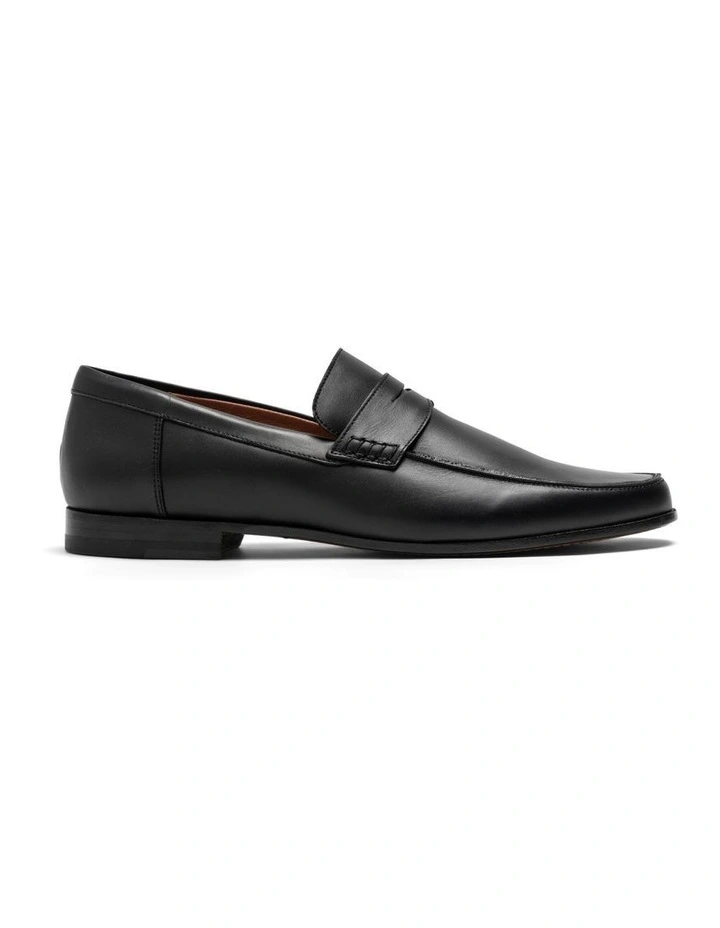 Morris Road Moccasin Slip On in Black