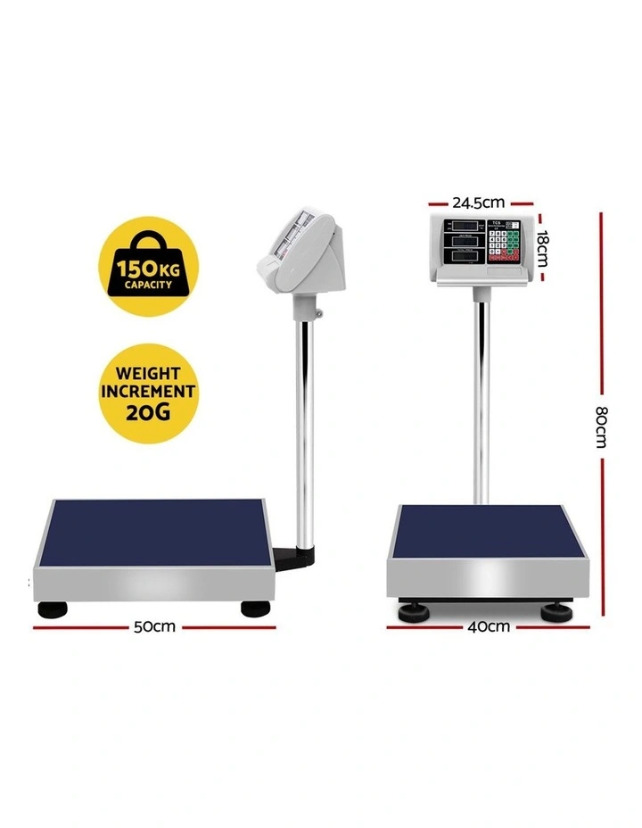 Emajin Platform Scale 150KG Digital Scales Electronic Postal Computing