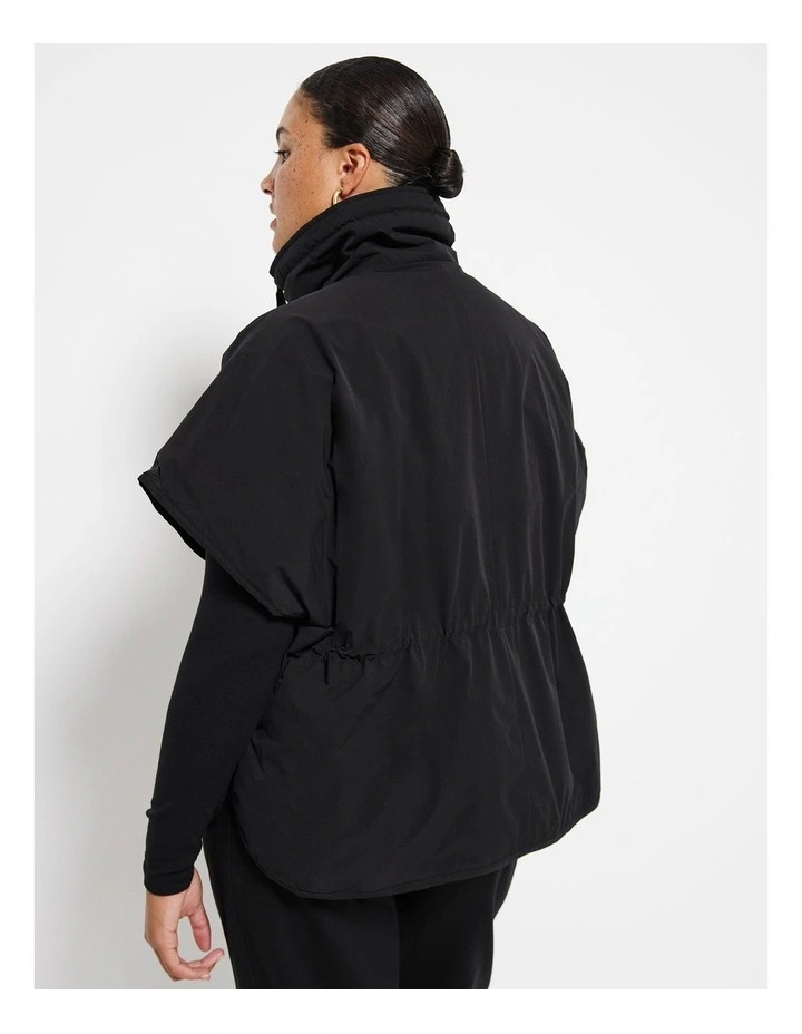 Padded Gilet in Black