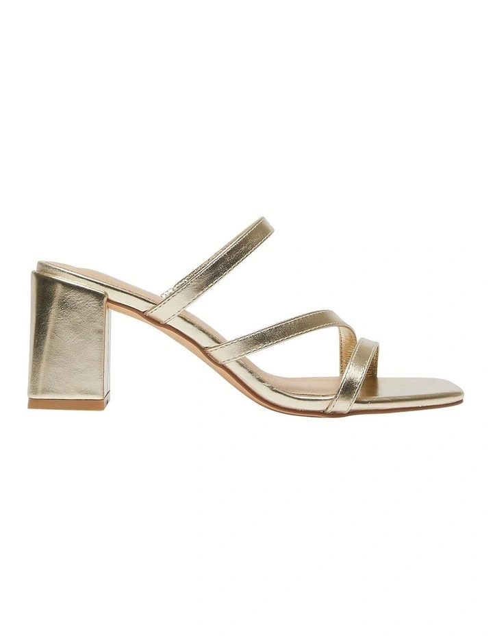 Geisha Sandals in Soft Gold Smooth