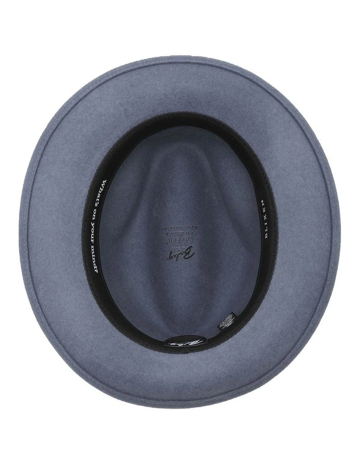 Blixen Fedora Hat in Blue