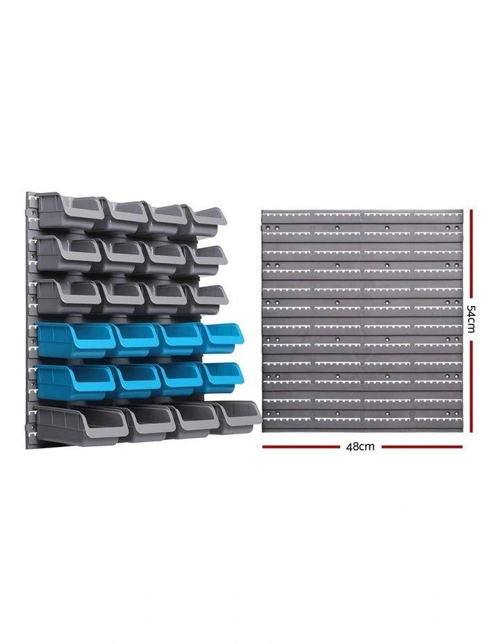 88 Parts Wall-Mounted Storage Bin