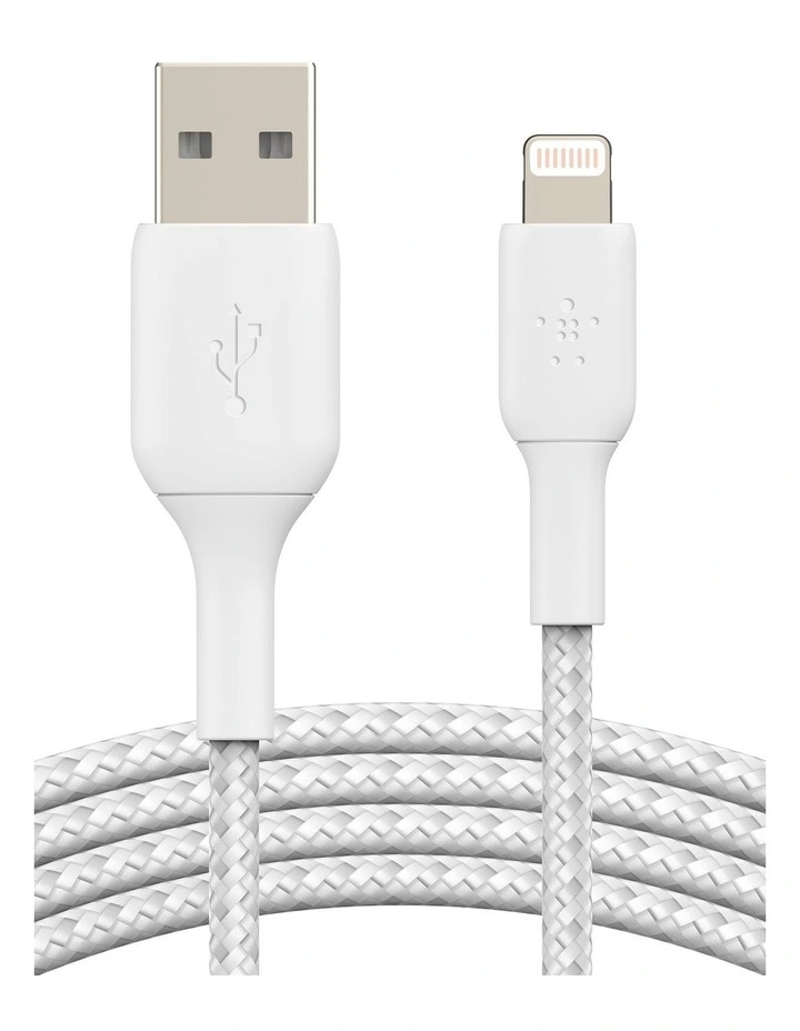 Boost Charge Lightning to USB-A Braided Cable 1m