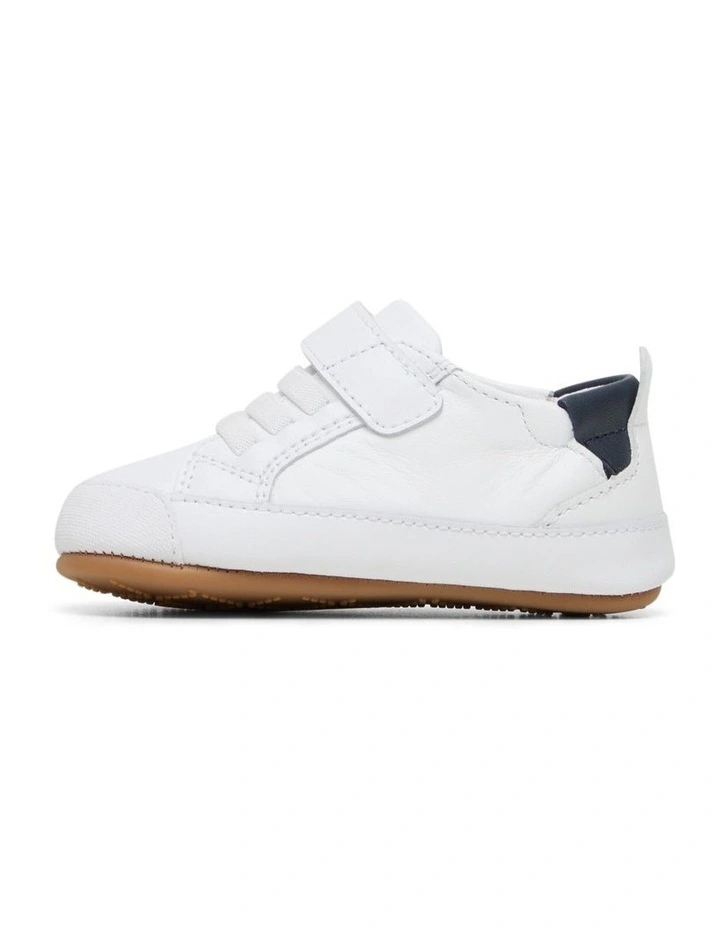 Baby Dash Prewalker Shoe in White