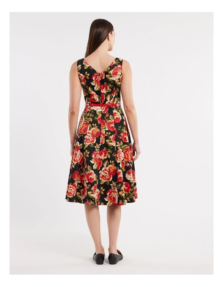 Edith Bloom Dress in Black