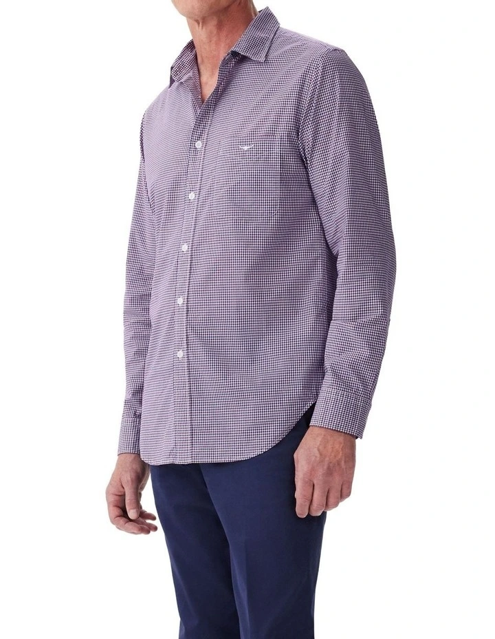 Collins Check Long Sleeve Shirt in Multi