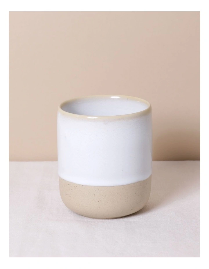 Esperance Wiped Edge Natural Latte Cup in Sand