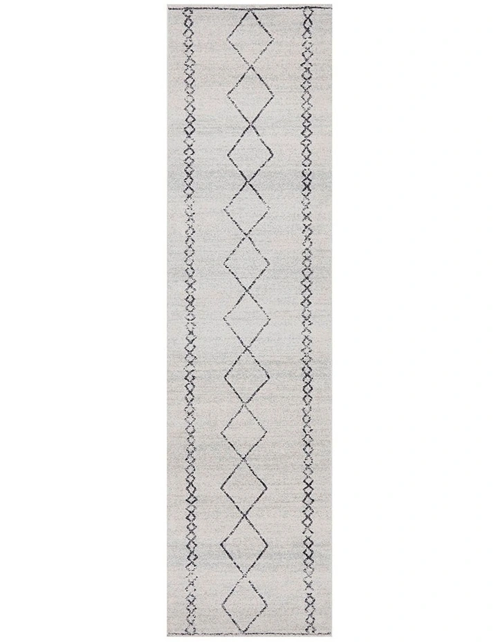 Paradise Kylie Runner Rug in Grey