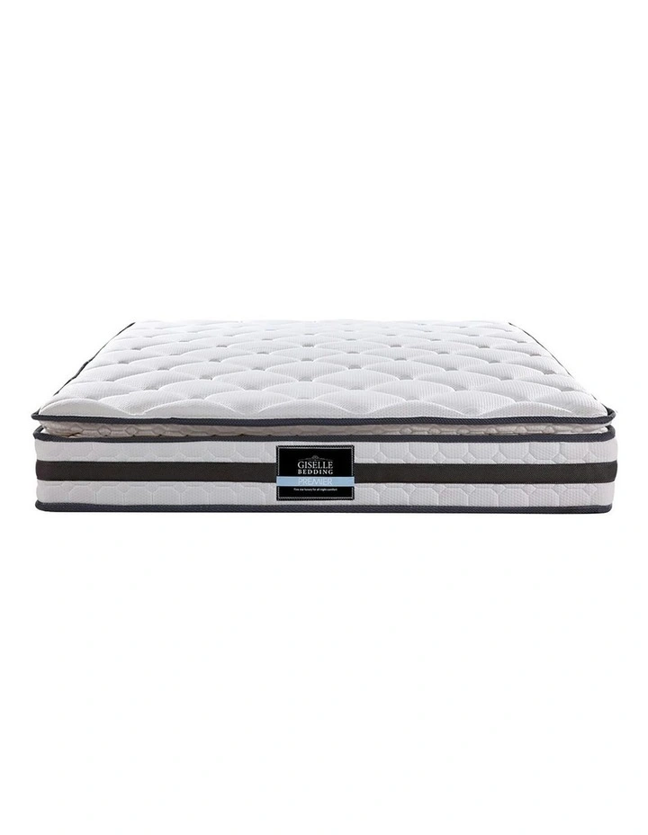 Bonnell Pillow Top Foam Double Size Mattress 21cm in White