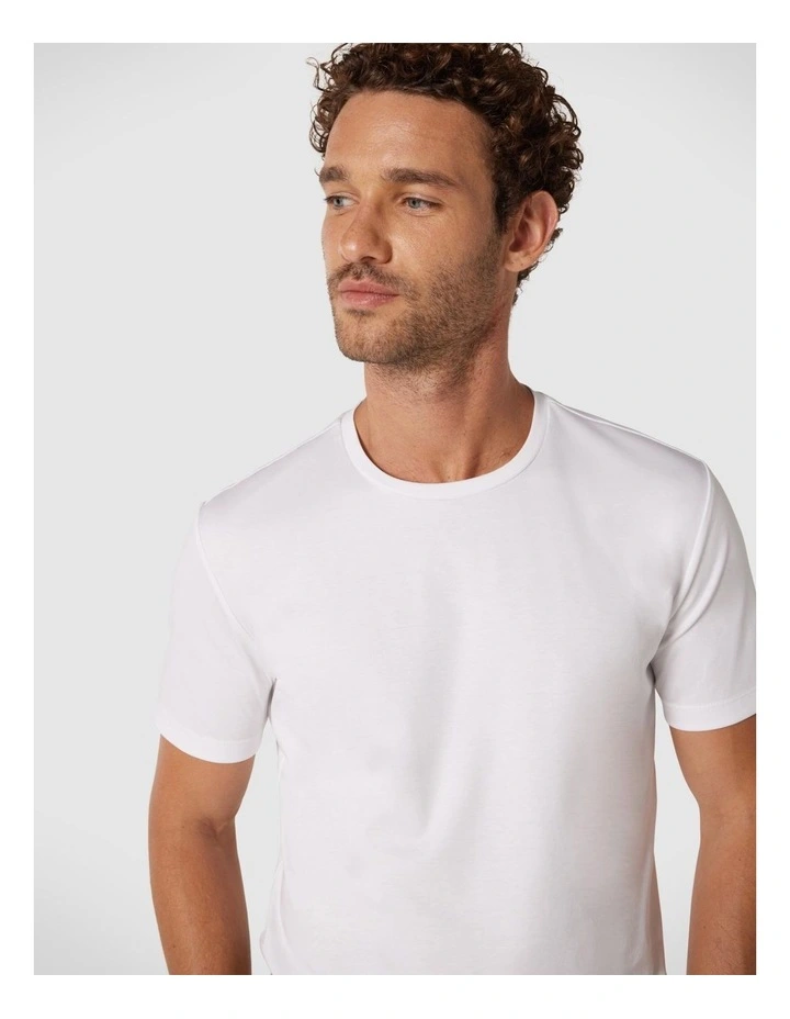 Slim Travel Tee in White