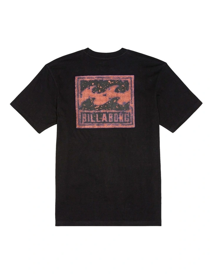 Crayon Wave T-Shirt in Black