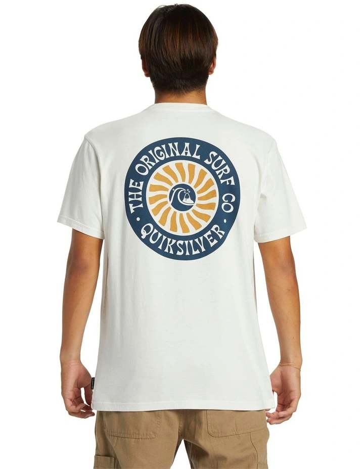 Bloom Cycle Short Sleeve T-Shirt in Gardenia