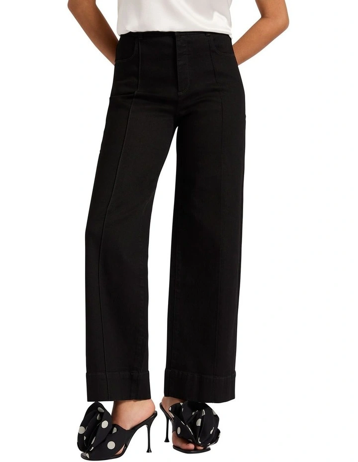 Bora Wide Leg Jean in Black
