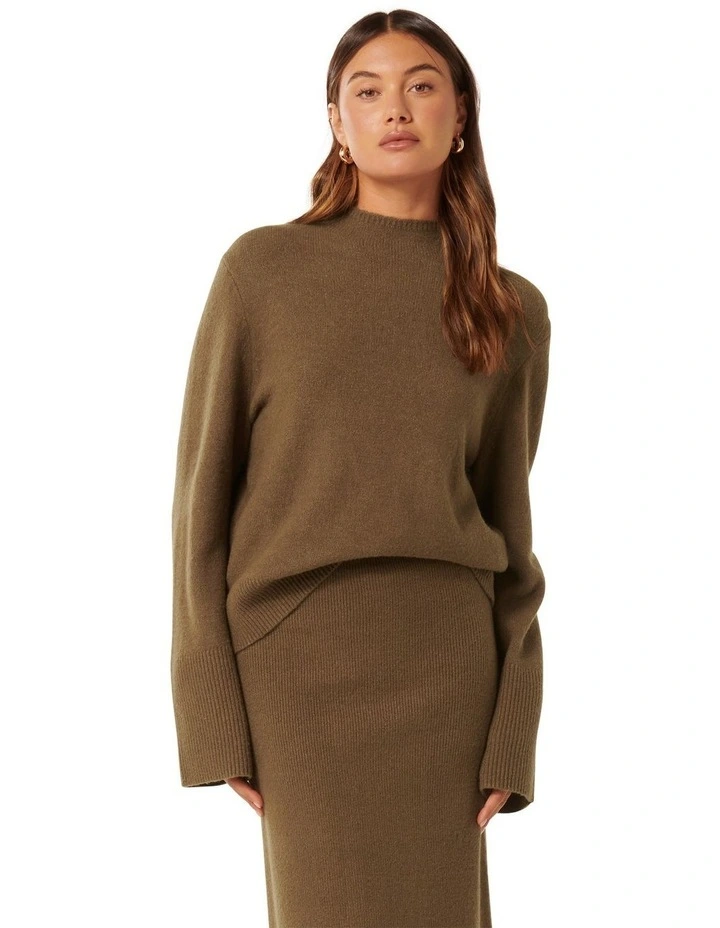 Layla Co-Ord Jumper in Brown