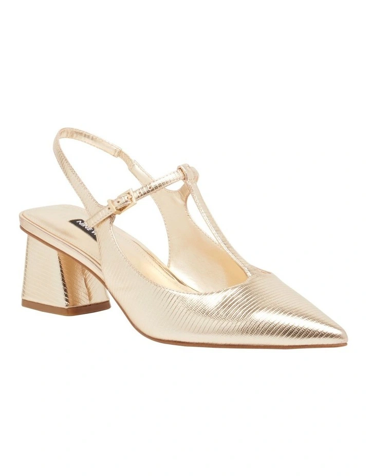 Lisabel Slingback Pump in Gold