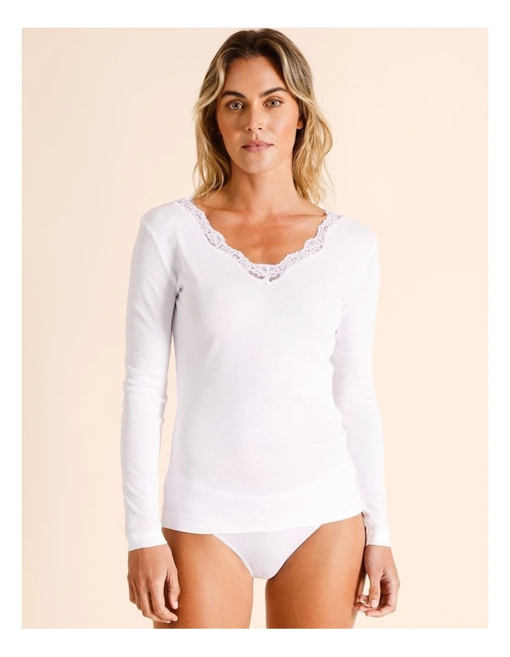 Body Layer Organic Cotton Thermal Long Sleeve Top