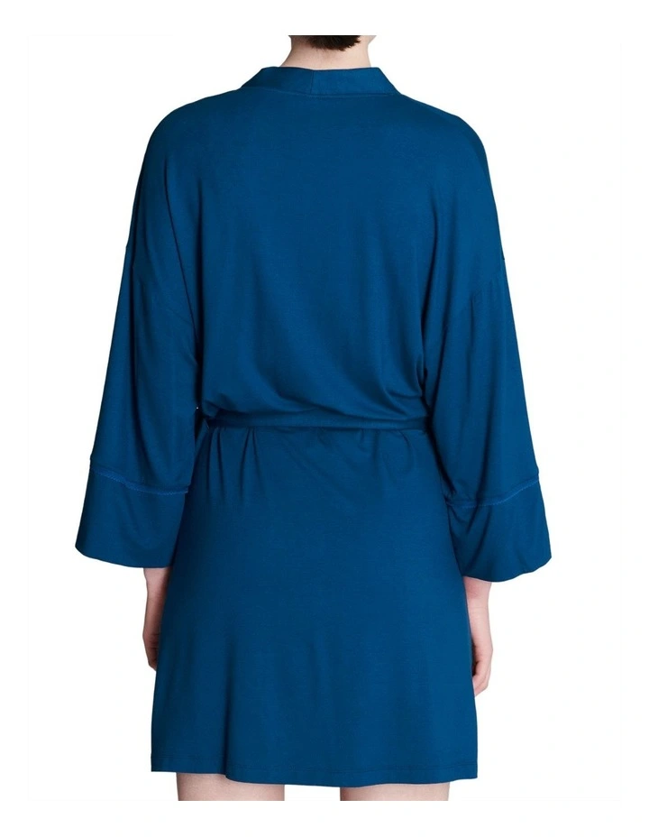 Aurore Kimono Robe in Blue