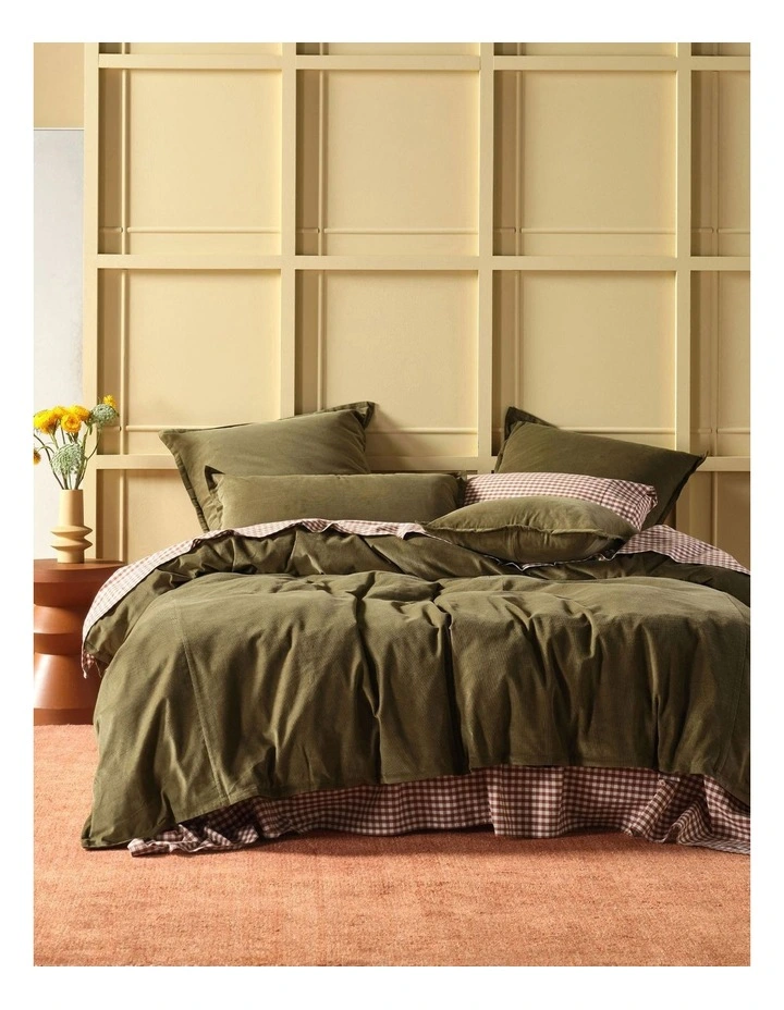 Den Quilt Cover Set in Caper