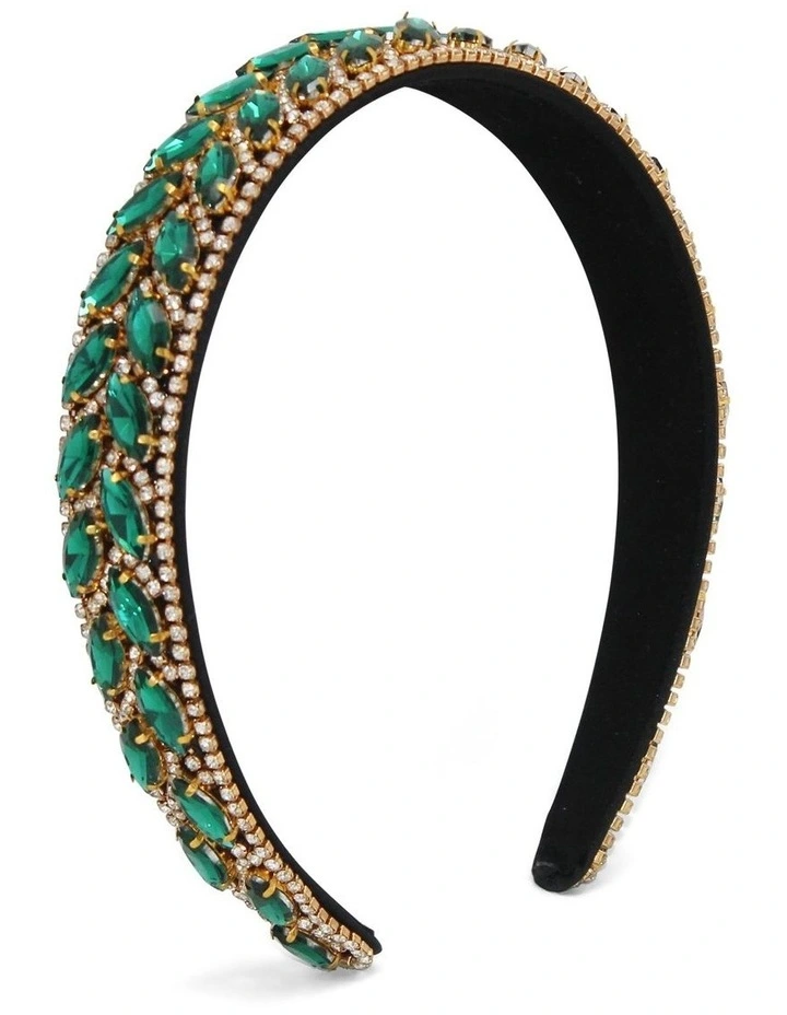 Astrid Headband in Green