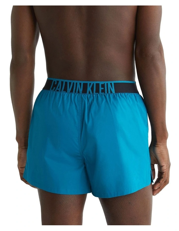 Intense Power Slim Woven Boxer in Blue