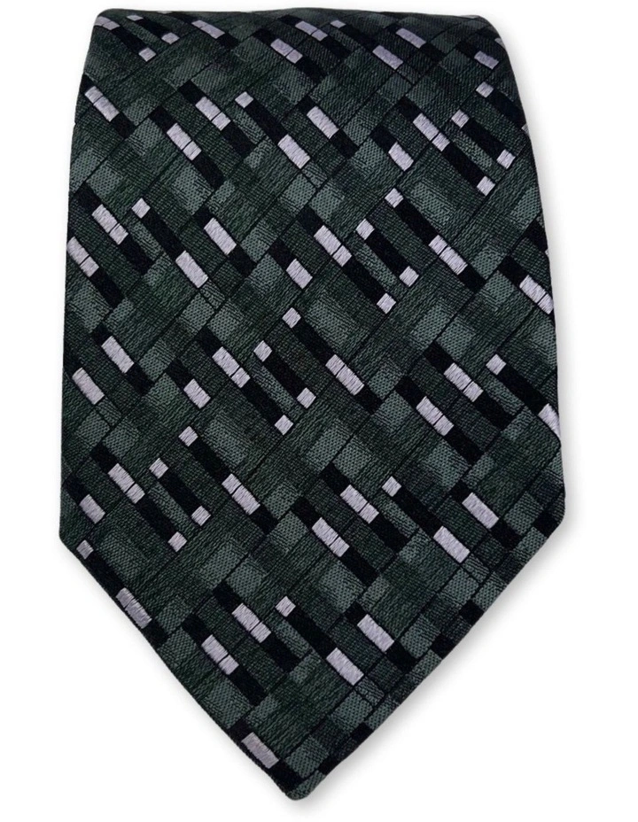 Feltre Pattern Tie in Green