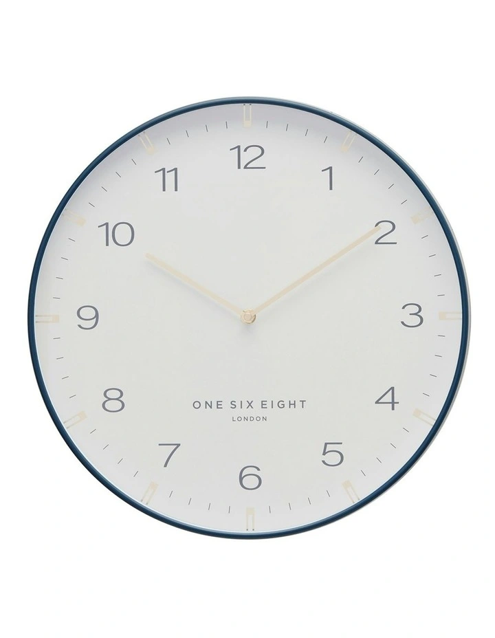 Sienna Wall Clock 40cm in White