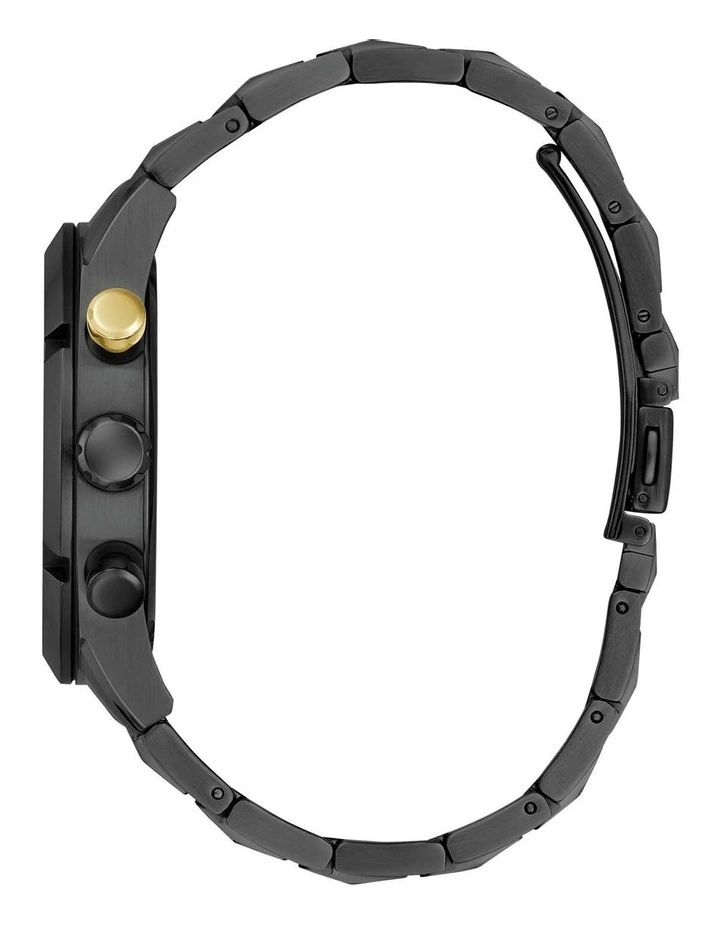 Resistance Stainless Steel Watch in Black