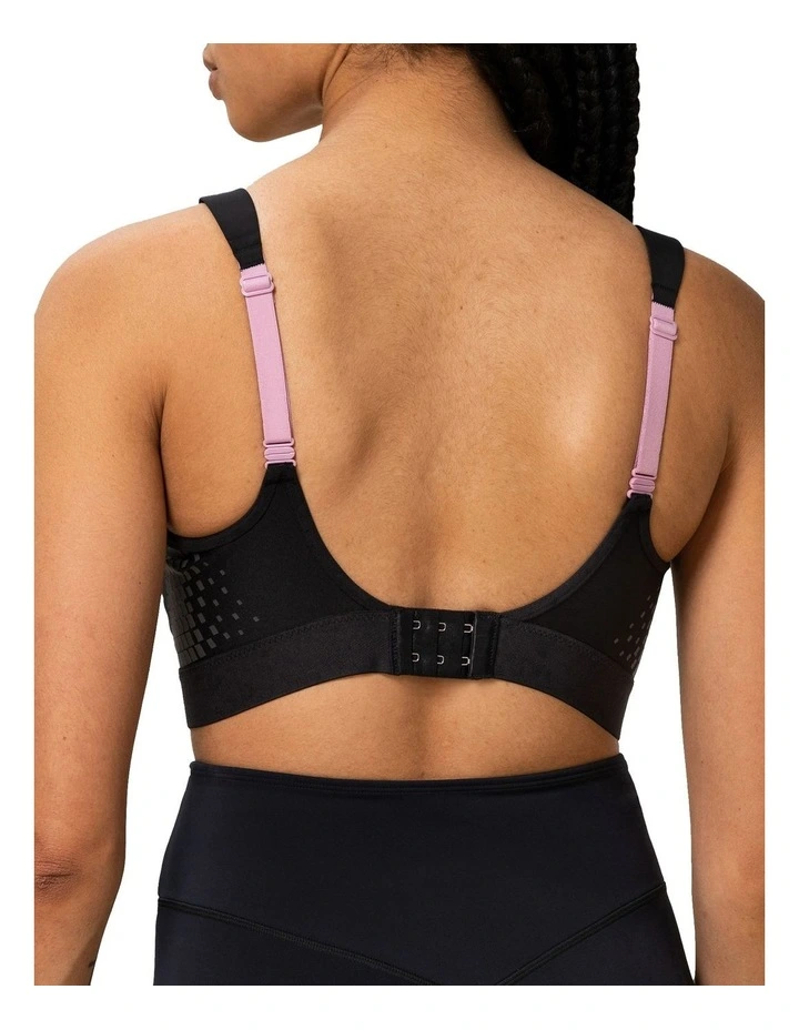 Triaction Control Lite Minimiser Sports Bra in Black