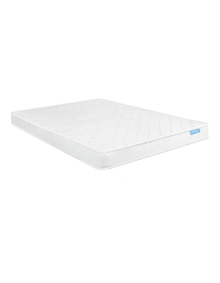 Double Bonnell Spring Mattress Medium Firm 13cm in White