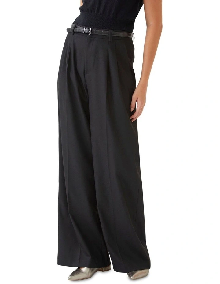 Sonia Eco Wide Leg Pants in Black
