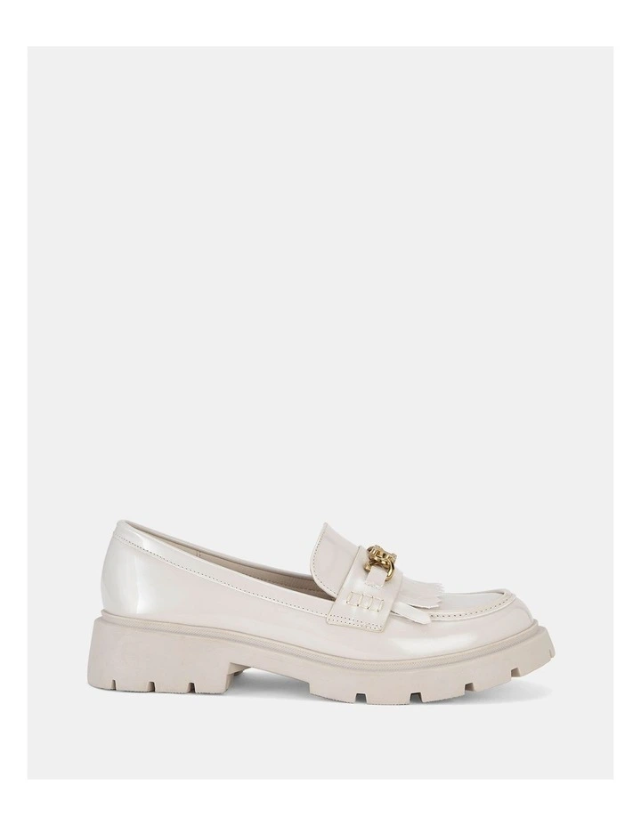 Estie Loafers in Cream Patent