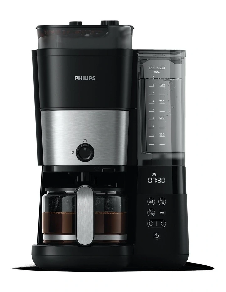All-in-1 Brew Drip coffee maker with built-in grinder HD7900/50