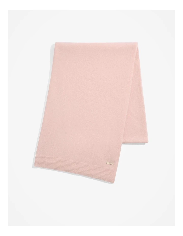 Gcs-certified Cashmere Scarf in Powder