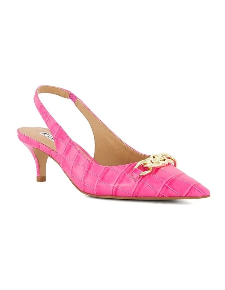 Current Slingback Heel in Pink