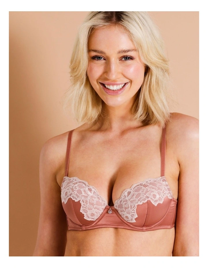 Rhode Contour Bra in Cinnamon