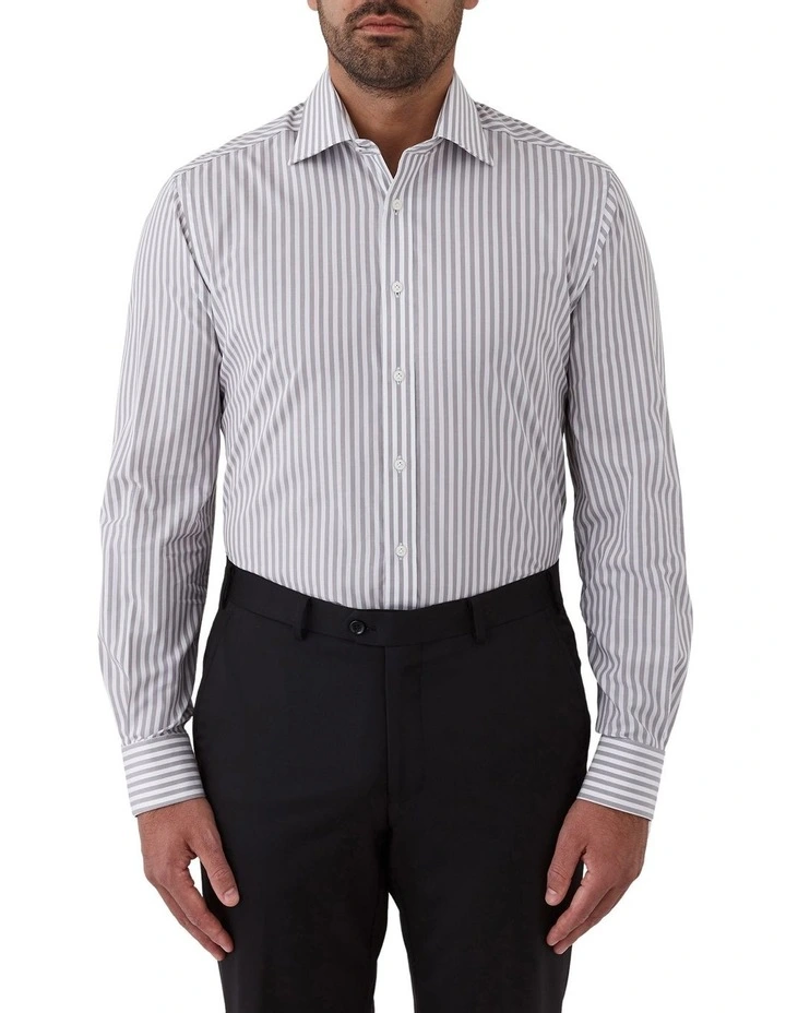 Carlton Modern Fit Shirt In Grey