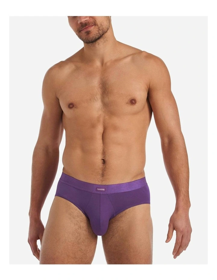 You Bamboo Brief in Bright Violet