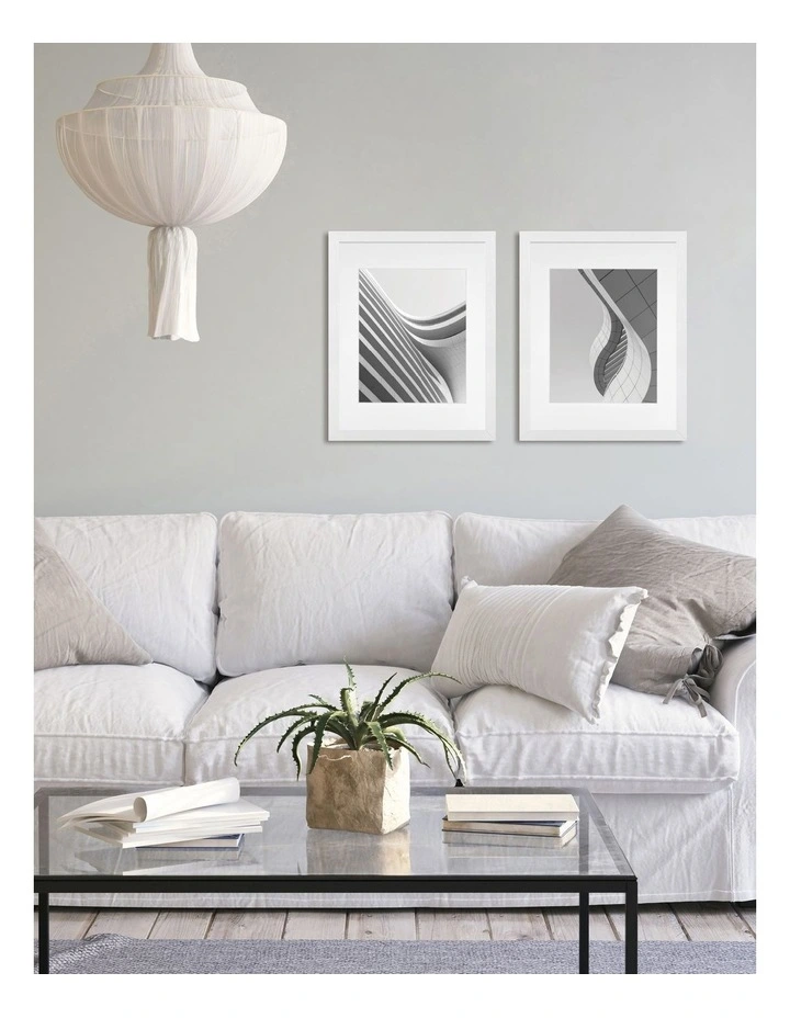 Premium Picture Photo Frame 11x14 to 8x10in Set of 2 in White