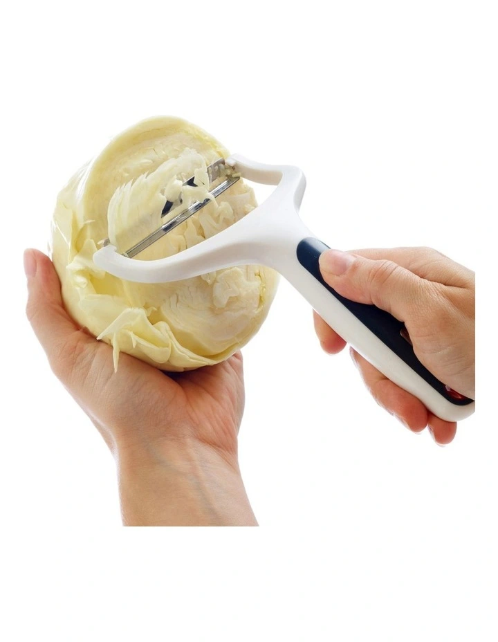 Smooth Glide Wide Peeler in White Charcoal