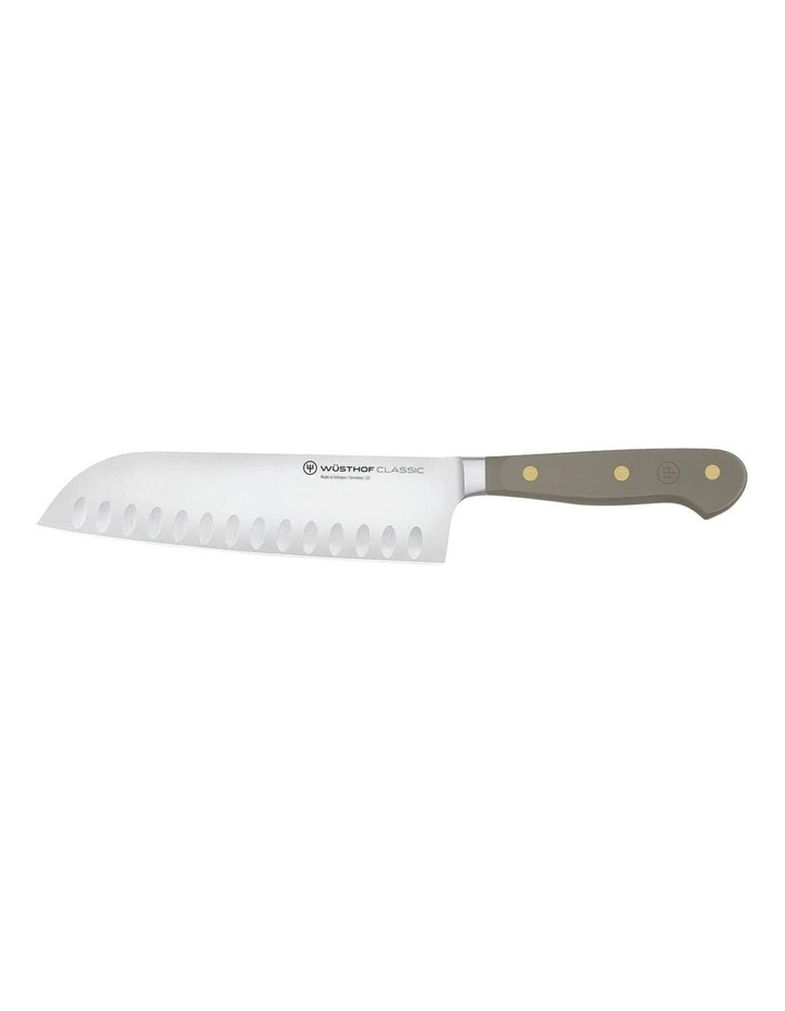 Classic Santoku Knife 17cm in Velvet Oyster