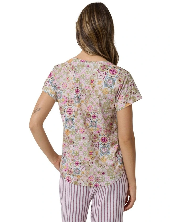 Casablanca Print Tee in Assorted
