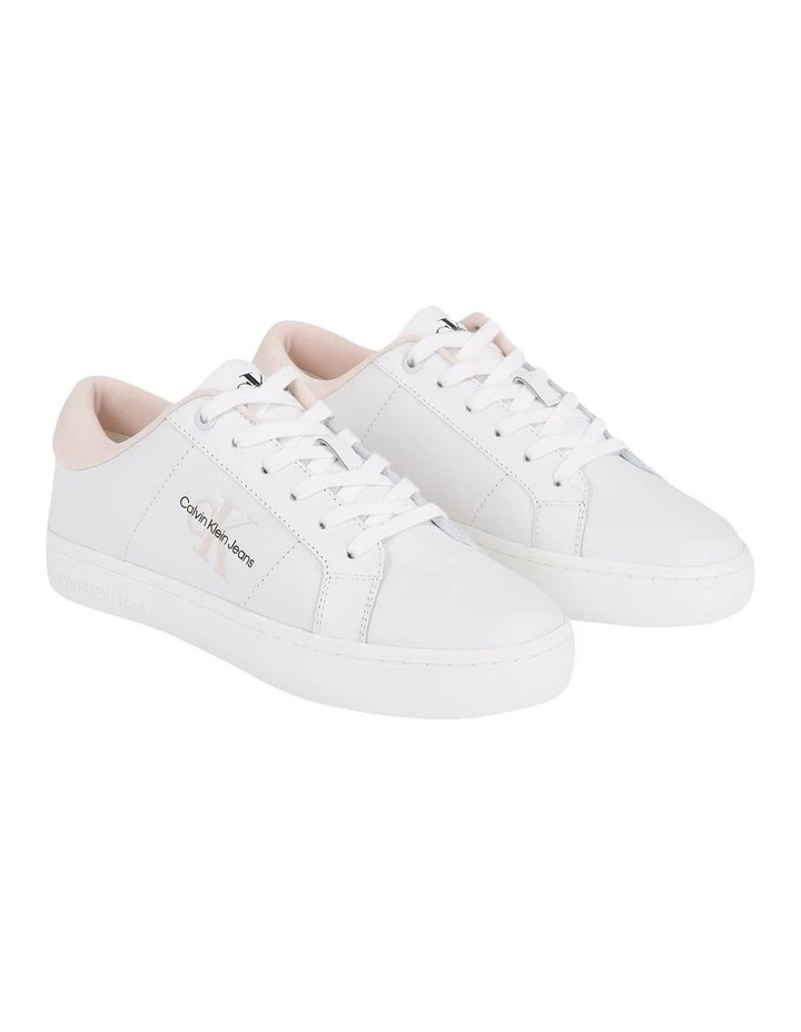 Leather Trainers in White