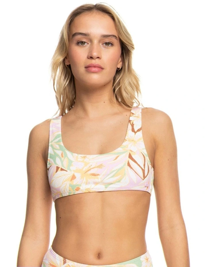 Meadow Flowers Bralette in Quiet Green Coast