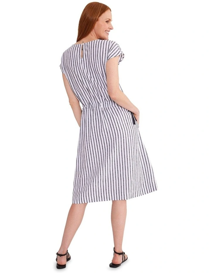 Stripe Dress in Black/White