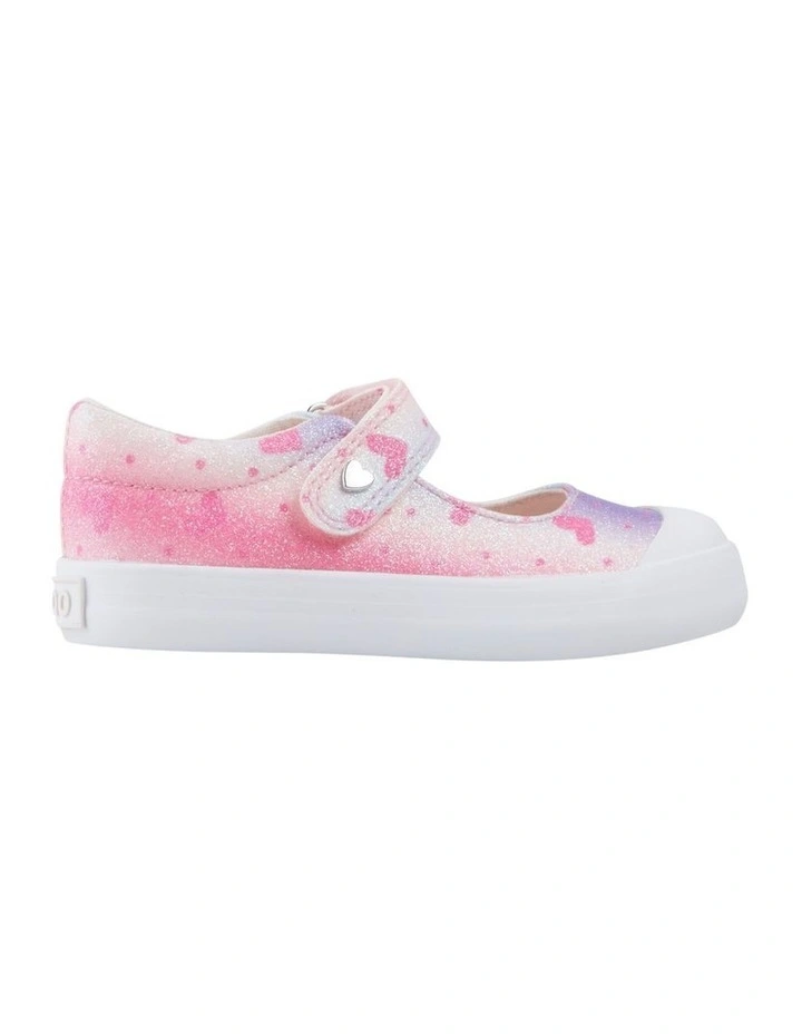 Millie Glitter Mary Jane Sneakers in Pink