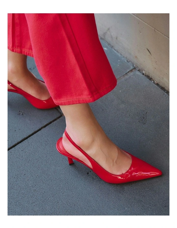 Iraya Heels in Red Patent